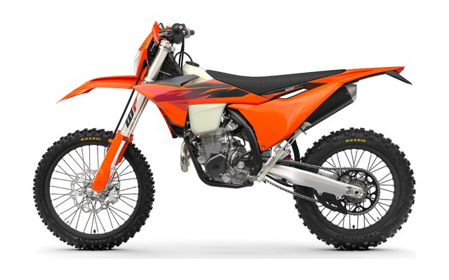 2027 KTM 500 EXC-F, side studio view