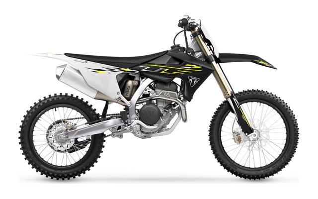 2026 Triumph TF 250-X, side studio view